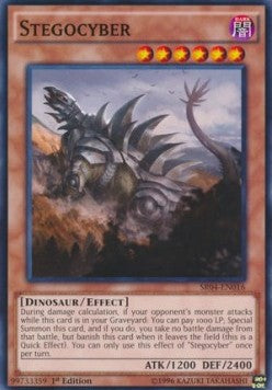 Stegocyber - Structure Deck: Dinosmasher's Fury (Common) [SR04-016]