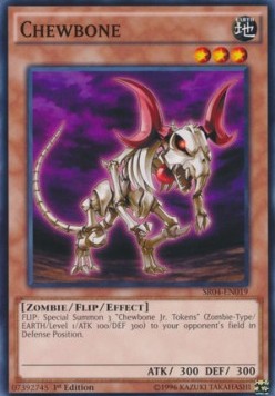 Chewbone - Structure Deck: Dinosmasher's Fury (Common) [SR04-019]