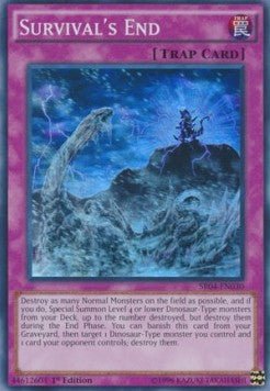 Survival's End - Structure Deck: Dinosmasher's Fury (Super Rare) [SR04-030]
