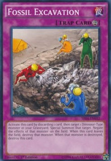 Fossil Excavation - Structure Deck: Dinosmasher's Fury (Common) [SR04-032]