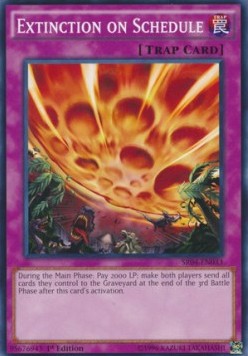 Extinction on Schedule - Structure Deck: Dinosmasher's Fury (Common) [SR04-033]
