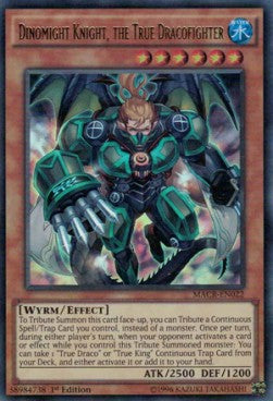 Dinomight Knight, the True Dracofighter - Maximum Crisis (Ultra Rare) [MACR-022]