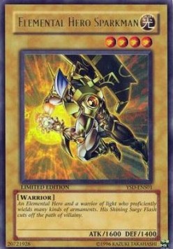 Elemental HERO Sparkman (V.2 - Ultra Rare) - Starter Deck: GX 2006 (Ultra Rare) [YSD-S01]