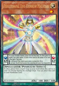 Performapal Five-Rainbow Magician - Battles of Legend: Light's Revenge (Ultra Rare) [BLLR-005]