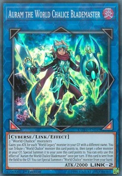 Auram the World Chalice Blademaster - Code of the Duelist (Super Rare) [COTD-049]