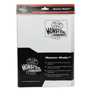 Monster:  9-Pocket Binder (White)
