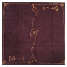 SpellGround - 2-Player Classic Playmat (Burgundy/Gold)