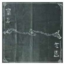 SpellGround - 2-Player Classic Playmat (Grey/White)