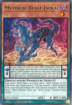 Mythical Beast Jackal - Extreme Force (Rare) [EXFO-022]