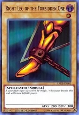 Right Leg of the Forbidden One - Lost Art Promos (Ultra Rare) [LART-002]