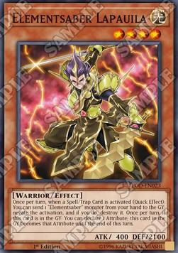Elementsaber Lapauila - Flames of Destruction (Super Rare) [FLOD-023]
