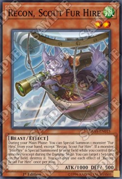 Recon, Scout Fur Hire - Dark Saviors (Super Rare) [DASA-015]