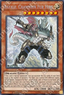 Rafale, Champion Fur Hire - Dark Saviors (Secret Rare) [DASA-023]