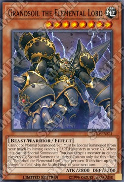 Grandsoil the Elemental Lord - Flames of Destruction (Super Rare) [FLOD-SE1]