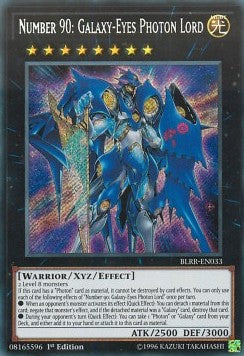 Number 90: Galaxy-Eyes Photon Lord - Battles of Legend: Relentless Revenge (Secret Rare) [BLRR-033]