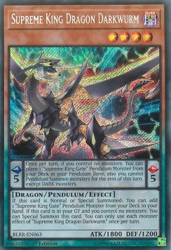 Supreme King Dragon Darkwurm - Battles of Legend: Relentless Revenge (Secret Rare) [BLRR-063]