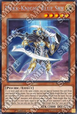 Mekk-Knight Blue Sky - 2018 Mega-Tin Mega Pack (Secret Rare) [MP18-177]