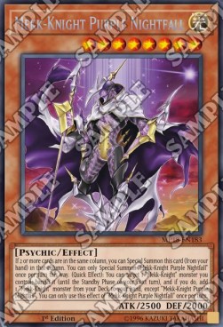 Mekk-Knight Purple Nightfall - 2018 Mega-Tin Mega Pack (Secret Rare) [MP18-183]