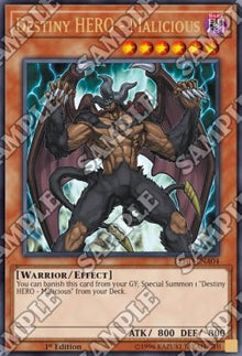 Destiny HERO - Malicious (V.1 - Ultra Rare) - Legendary Hero Decks (Ultra Rare) [LEHD-A04]