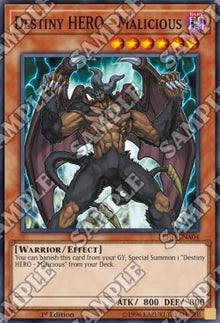 Destiny HERO - Malicious (V.2 - Common) - Legendary Hero Decks (Common) [LEHD-A04]