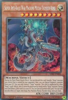 Super Anti-Kaiju War Machine Mecha-Thunder-King - Savage Strike (Secret Rare) [SAST-081]