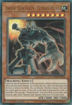 Ancient Gear Golem - Ultimate Pound - Duel Power (Ultra Rare) [DUPO-054]