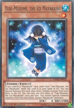 Yuki-Musume, the Ice Mayakashi - Dark Neostorm (Common) [DANE-016]