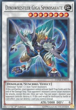 Dinowrestler Giga Spinosavate - Dark Neostorm (Rare) [DANE-034]