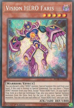 Vision HERO Faris - Battles of Legend: Hero's Revenge (Secret Rare) [BLHR-010]