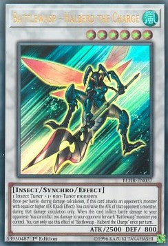 Battlewasp - Halberd the Charge - Battles of Legend: Hero's Revenge (Ultra Rare) [BLHR-037]