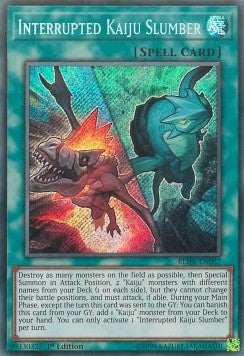 Interrupted Kaiju Slumber - Battles of Legend: Hero's Revenge (Secret Rare) [BLHR-087]