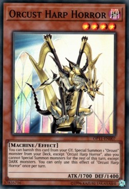 Orcust Harp Horror - OTS Tournament Pack 11 (Super Rare) [OP11-007]