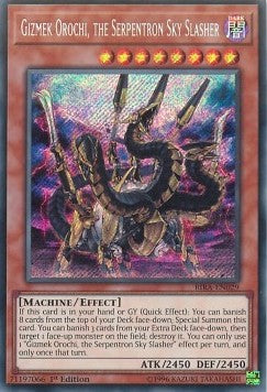 Gizmek Orochi, the Serpentron Sky Slasher - Rising Rampage (Secret Rare) [RIRA-029]