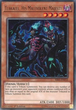 Tlakalel, His Malevolent Majesty (V.1 - Rare) - Rising Rampage (Rare) [RIRA-032]