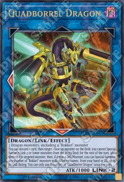Quadborrel Dragon - Structure Deck: Rokket Revolt (Ultra Rare) [SDRR-043]