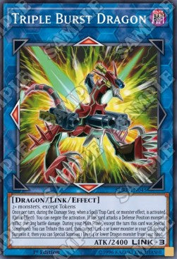 Triple Burst Dragon - Structure Deck: Rokket Revolt (Common) [SDRR-045]