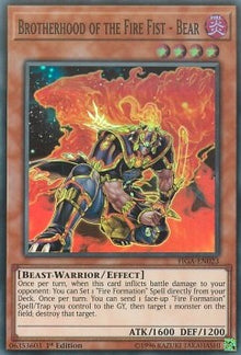 Brotherhood of the Fire Fist - Bear - Fists of the Gadgets (Super Rare) [FIGA-023]