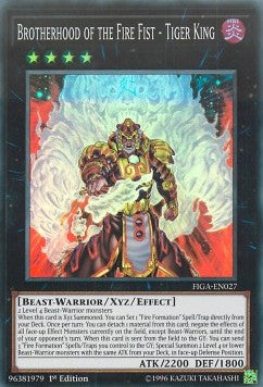 Brotherhood of the Fire Fist - Tiger King - Fists of the Gadgets (Super Rare) [FIGA-027]