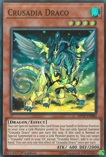 Crusadia Draco - 2019 Gold Sarcophagus Tin Mega Pack (Super Rare) [MP19-080]