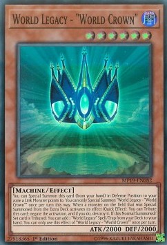 World Legacy - "World Crown" - 2019 Gold Sarcophagus Tin Mega Pack (Super Rare) [MP19-082]