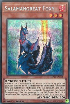 Salamangreat Foxy - 2019 Gold Sarcophagus Tin Mega Pack (Secret Rare) [MP19-154]