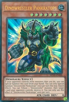 Dinowrestler Pankratops - 2019 Gold Sarcophagus Tin Mega Pack (Ultra Rare) [MP19-160]