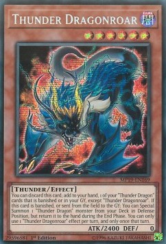 Thunder Dragonroar - 2019 Gold Sarcophagus Tin Mega Pack (Secret Rare) [MP19-169]