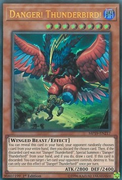 Danger! Thunderbird! - 2019 Gold Sarcophagus Tin Mega Pack (Ultra Rare) [MP19-217]