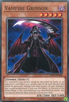 Vampire Grimson - 2019 Gold Sarcophagus Tin Mega Pack (Common) [MP19-236]