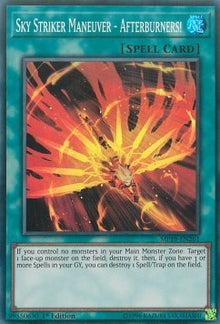 Sky Striker Maneuver - Afterburners! - 2019 Gold Sarcophagus Tin Mega Pack (Super Rare) [MP19-261]