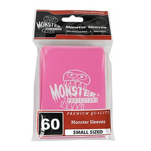 60 Small Monster Logo Sleeves (Pink)