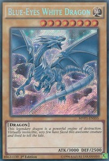 Blue-Eyes White Dragon (V.5 - Secret Rare) - The Dark Side of Dimensions Movie Pack (Secret Rare) [MVP1-S55]