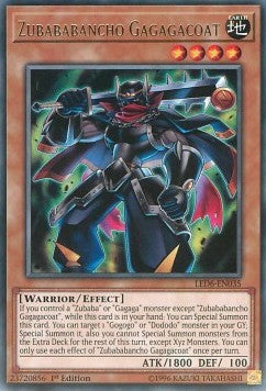 Zubababancho Gagagacoat - Legendary Duelists: Magical Hero (Rare) [LED6-035]