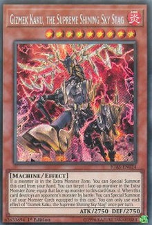 Gizmek Kaku, the Supreme Shining Sky Stag - Ignition Assault (Secret Rare) [IGAS-024]